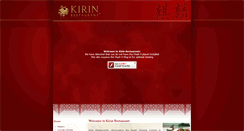 Desktop Screenshot of kirinrestaurants.com
